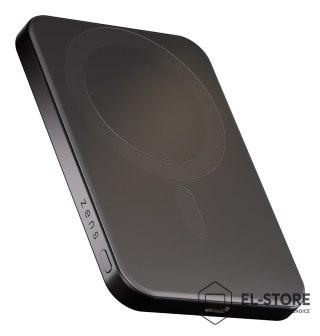 No name ZENS Slim Qi2 Aluminium Powerbank - magnetyczny powerbank 5000 mAh kompatybilny z MagSafe i Qi2 (black)