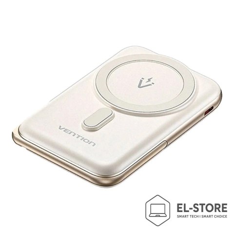 Vention Bezprzewodowy magnetyczny powerbank Vention 20W PD 10000 mAh biały
