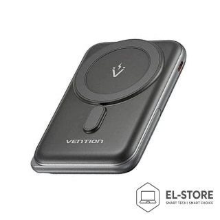 Vention Bezprzewodowy magnetyczny powerbank Vention 20W PD 10000 mAh czarny