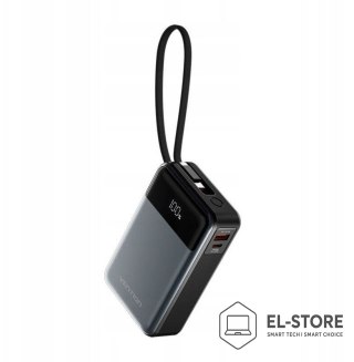 Vention Powerbank Vention 20000mAh 65W z wbudowanym kablem USB-C