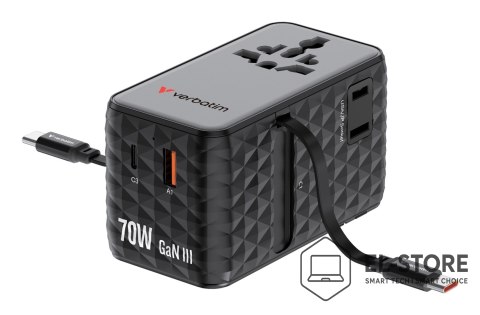 Verbatim Ładowarka Verbatim Charge 'n' Travel 70W 2C