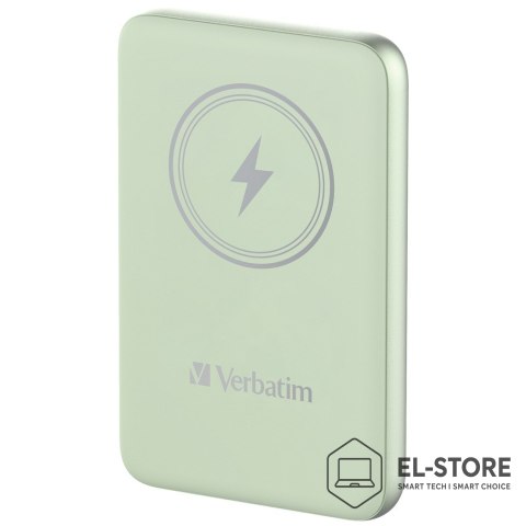 Verbatim Verbatim Charge 'n' Go Litowo-polimerowy (LiPo) 10000 mAh Bezprzewodowe ładowanie Zielony