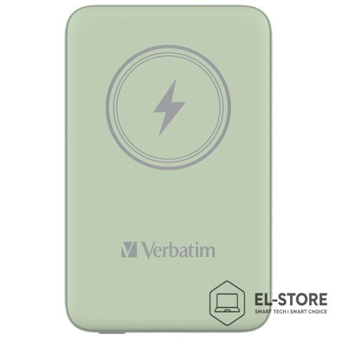 Verbatim Verbatim Charge 'n' Go Litowo-polimerowy (LiPo) 10000 mAh Bezprzewodowe ładowanie Zielony