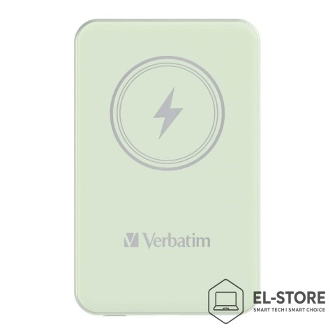 Verbatim Verbatim Charge 'n' Go Litowo-polimerowy (LiPo) 10000 mAh Bezprzewodowe ładowanie Zielony