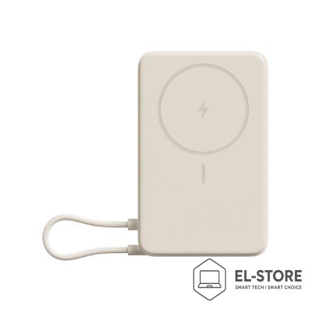 Xiaomi Xiaomi BHR08PBGL bank mocy Litowo-jonowa (Li-Ion) 5900 mAh Bezprzewodowe ładowanie Beżowy