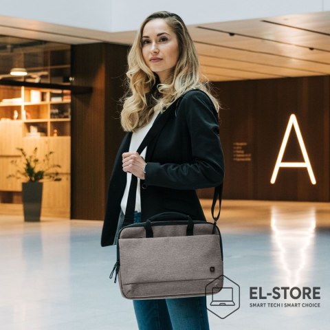 Dicota DICOTA Slim Eco MOTION 14 - 15.6" 39,6 cm (15.6") Aktówka Szary