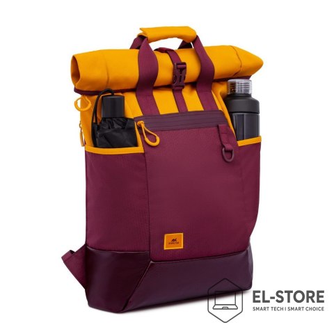 RivaCase Plecak na laptop 15.6" 25L Rivacase 5321 bordowo-żółty
