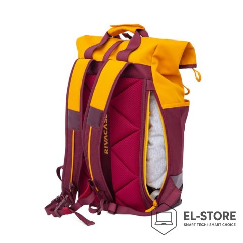RivaCase Plecak na laptop 15.6" 25L Rivacase 5321 bordowo-żółty