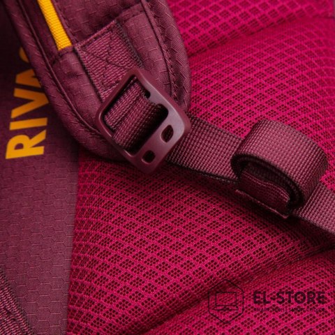 RivaCase Plecak na laptop 15.6" 25L Rivacase 5321 bordowo-żółty