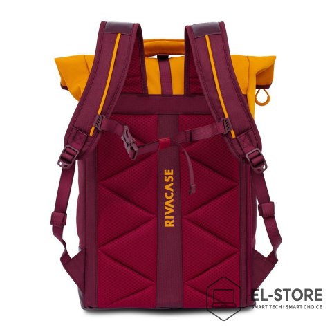 RivaCase Plecak na laptop 15.6" 25L Rivacase 5321 bordowo-żółty