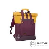 RivaCase Plecak na laptop 15.6" 25L Rivacase 5321 bordowo-żółty