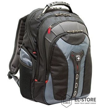 WENGER Plecak na notebooka Wenger SwissGear 600639 43,2cm (17") Czarny, Szary