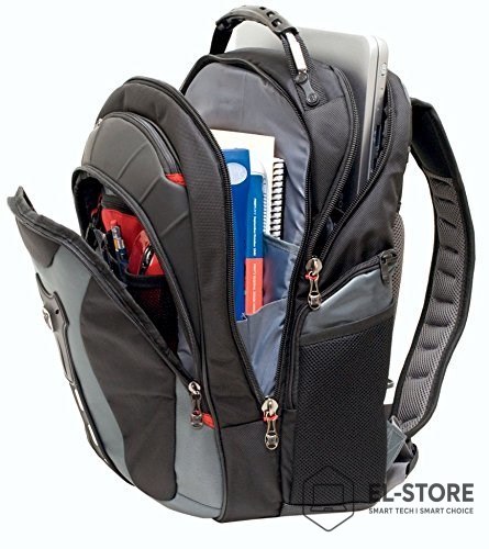 WENGER Plecak na notebooka Wenger SwissGear 600639 43,2cm (17") Czarny, Szary