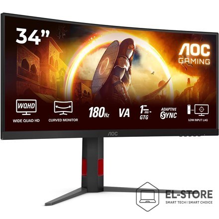 AOC MONITOR AOC LED 34" CU34G4 180Hz