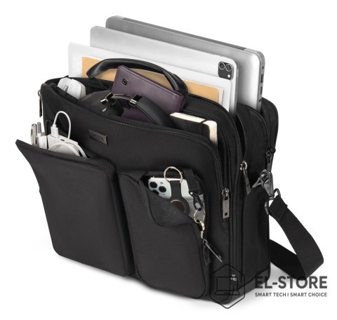 Dicota DICOTA D3250801 torba na laptop 35,6 cm (14") Aktówka Czarny