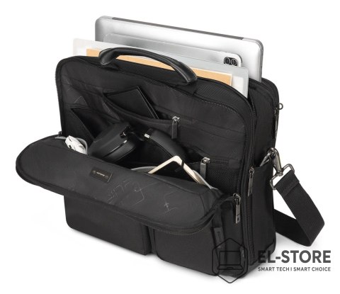 Dicota DICOTA D3250801 torba na laptop 35,6 cm (14") Aktówka Czarny