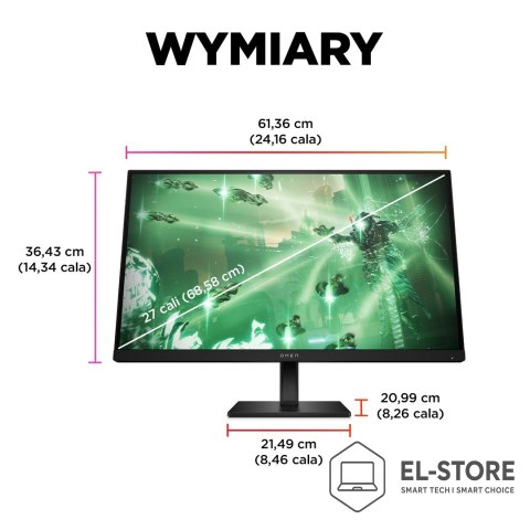 Hewlett-Packard MONITOR HP LED, QHD 27" OMEN 27q (780H4E9) 165Hz