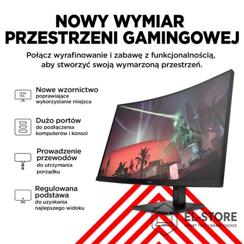 Hewlett-Packard MONITOR HP LED, QHD 32" OMEN 32c (780K6E9) 165Hz