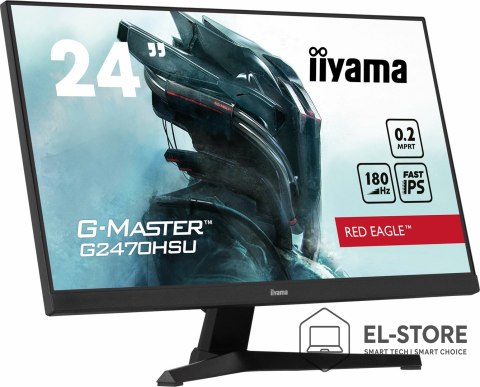 IIYAMA Iiyama G-MASTER G2470HSU-B6 monitor komputerowy 60,5 cm (23.8") 1920 x 1080 px Full HD LCD Czarny