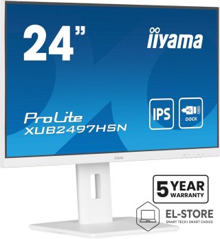 IIYAMA Monitor LCD 23,8" iiyama ProLite XUB2497HSN-W2 60,5cm 1920x1080px Full HD LED Biały