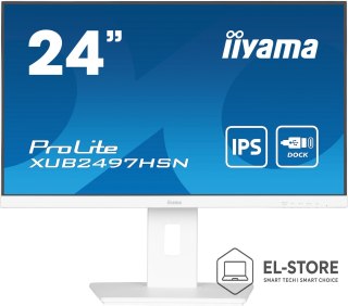 IIYAMA Monitor LCD 23,8" iiyama ProLite XUB2497HSN-W2 60,5cm 1920x1080px Full HD LED Biały