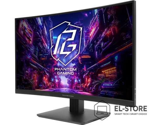 Asrock Asrock PG27QRT1B monitor komputerowy 68,6 cm (27") 2560 x 1440 px QHD Czarny