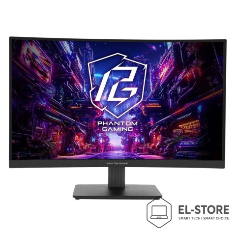 Asrock Asrock PG27QRT1B monitor komputerowy 68,6 cm (27") 2560 x 1440 px QHD Czarny