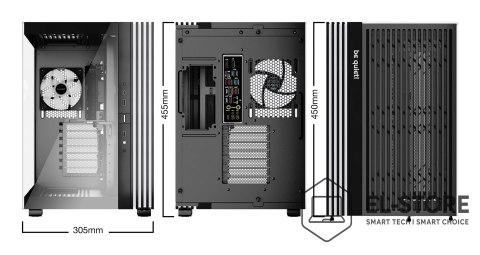 BE QUIET! OBUDOWA BE QUIET! Light Base 600 LX Black