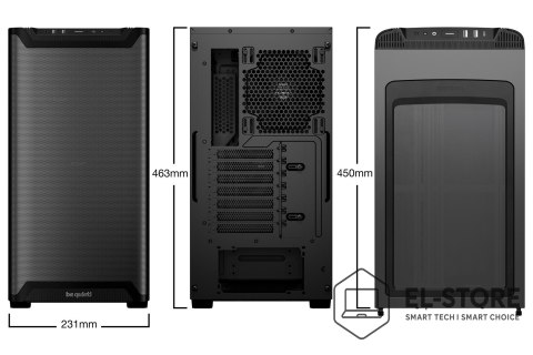 BE QUIET! OBUDOWA BE QUIET! PURE BASE 501 Airflow Window Black