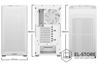 BE QUIET! OBUDOWA BE QUIET! PURE BASE 501 Airflow Window White