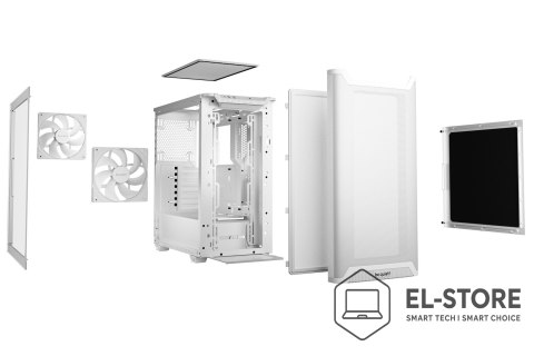 BE QUIET! OBUDOWA BE QUIET! PURE BASE 501 Airflow Window White