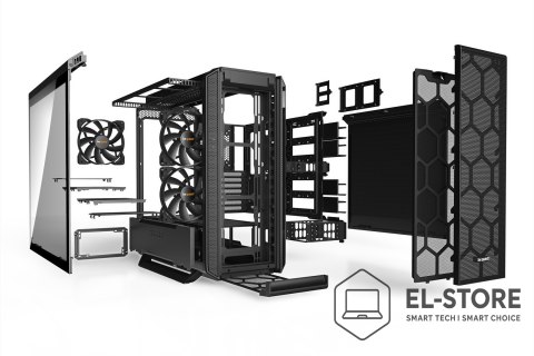 BE QUIET! OBUDOWA BE QUIET! SILENT BASE 802 WINDOW Black