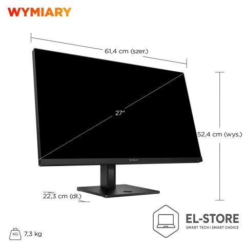 Hewlett-Packard MONITOR HP LED, QHD 27" OMEN 27q G2 (AV4H6E9) 180Hz