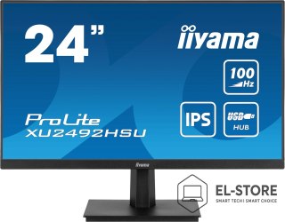 IIYAMA Iiyama ProLite monitor komputerowy 60,5 cm (23.8") 1920 x 1080 px Full HD LED Czarny