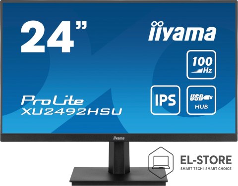 IIYAMA Iiyama ProLite monitor komputerowy 60,5 cm (23.8") 1920 x 1080 px Full HD LED Czarny