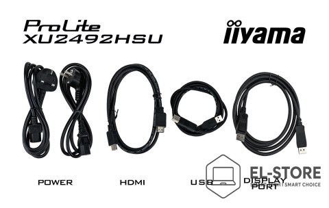 IIYAMA Iiyama ProLite monitor komputerowy 60,5 cm (23.8") 1920 x 1080 px Full HD LED Czarny