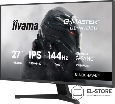 IIYAMA MONITOR IIYAMA LED IPS 27" G2741QSU-B1 Black Hawk 144Hz