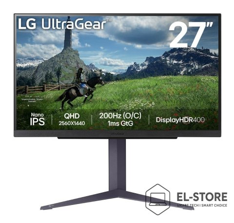 LG LG 27GS85Q-B monitor komputerowy 68,6 cm (27") 2560 x 1440 px Quad HD Czarny