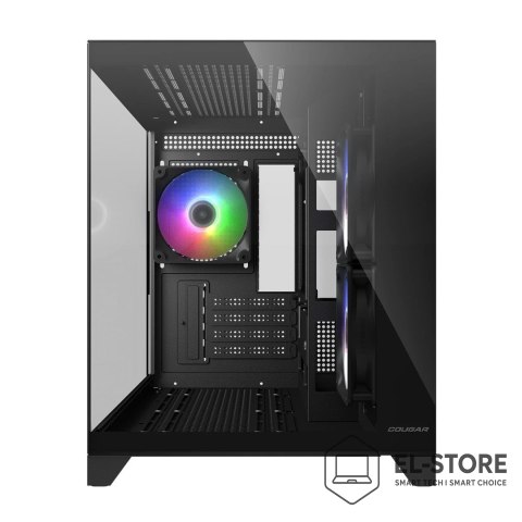 COUGAR COUGAR CGR-2QA6B-RGB Mini Tower Czarny