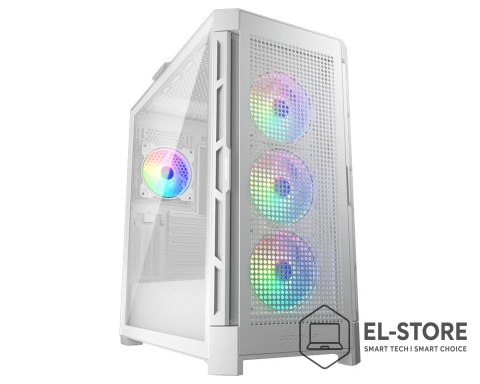 COUGAR Obudowa Cougar Gaming Duoface Pro RGB - Midi Tower - PC - biały - ATX - EATX - micro ATX - Mini-ITX - SSI CEB - Metal - Szkło ha