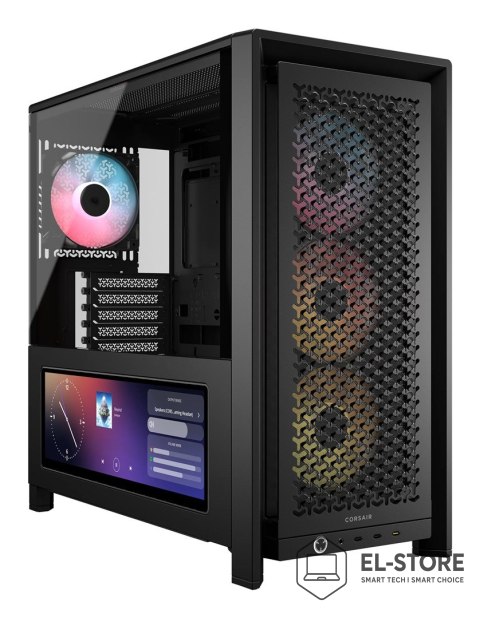 Corsair Corsair FRAME 4000D LCD RS ARGB Midi Tower Czarny