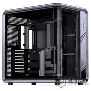 JONSPLUS Jonsplus BO400CG PC-Gehäuse, Midi-Tower, ATX, Tempered Glass - gunmetal grey
