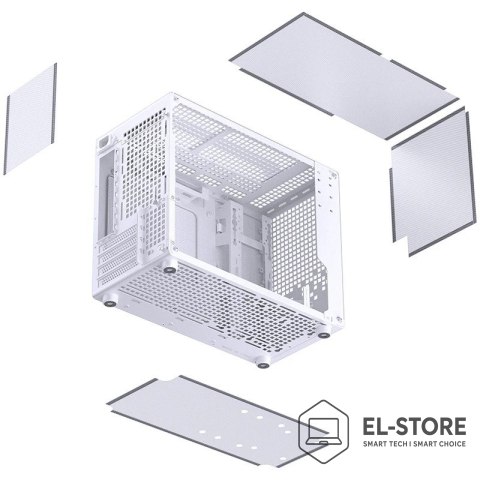 JONSPLUS Obudowa JONSPLUS MATX Handle Case Z20 - biała
