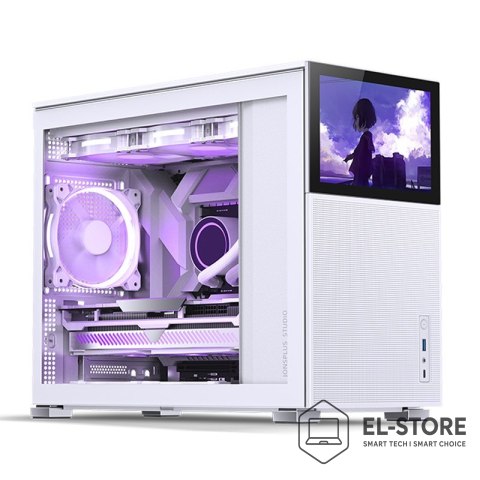 Jonsbo Jonsbo D31 MESH Screen Obudowa Micro-ATX, Szkło Hartowane - biała