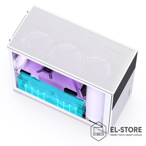 Jonsbo Jonsbo D31 MESH Screen Obudowa Micro-ATX, Szkło Hartowane - biała