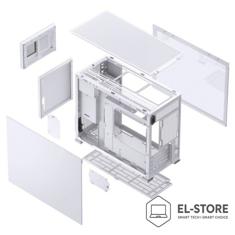 Jonsbo Jonsbo D31 MESH Screen Obudowa Micro-ATX, Szkło Hartowane - biała