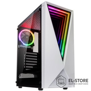 KOLINK Obudowa gamingowa, Obudowa Midi Tower Kolink VOID WHITE, biały
