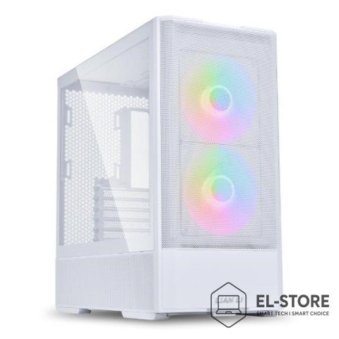 LIAN LI Obudowa PC Lian Li LANCOOL 207, Midi-Tower, ATX, Szkło Hartowane - biała