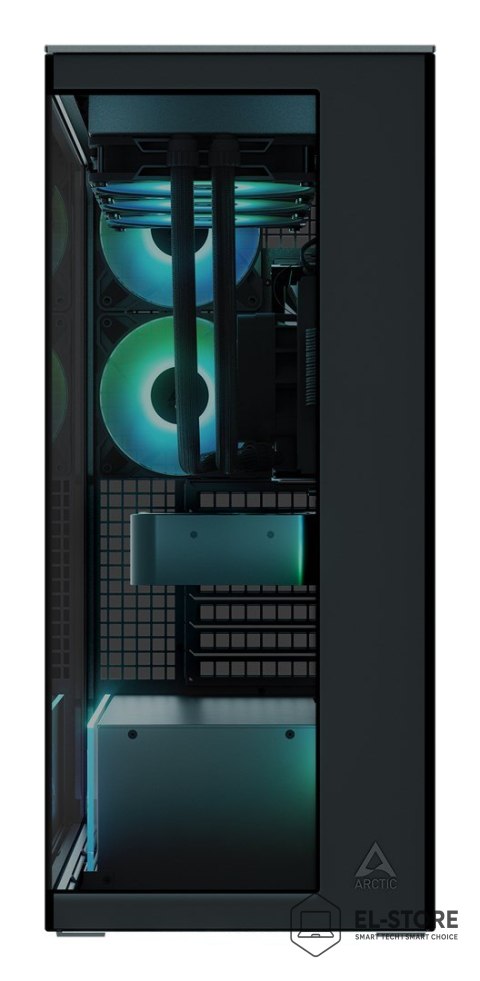 No name Obudowa Arctic Xtender Schwarz Glasfenster ohne GPU mount