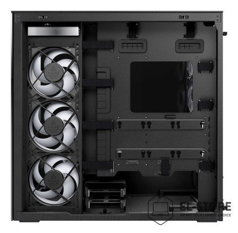 No name Obudowa Arctic Xtender Schwarz Glasfenster ohne GPU mount